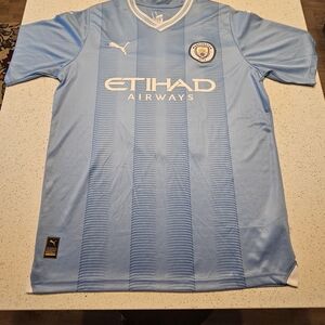 Puma Manchester City Sky Blue Football Shirt